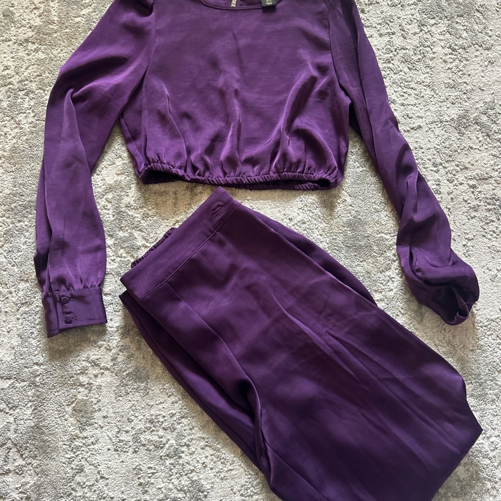 House of Harlow 1960 Purple Set